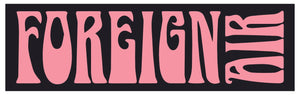 Foreign Air Pink Sticker